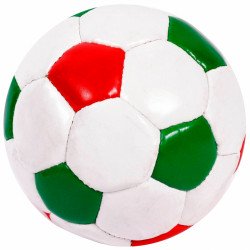 Műbőr focilabda Hungary piros-fehér-zöld Sportszer