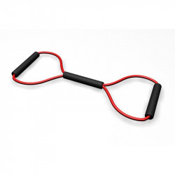 Body-Toner nyolcas alakú gumikötél erős (piros) Fitness Fit-band