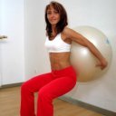 Gimnasztikai labda Fit-Ball 55 cm gyöngyház