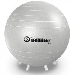 Fit-Ball Ülőlabda lábakkal 75 cm gyöngyház