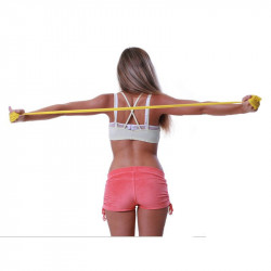 Fit-Band erősítő gumiszalag gyenge sárga 150 cm