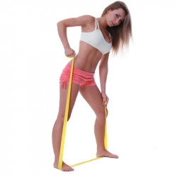 Fit-Band erősítő gumiszalag gyenge sárga 150 cm