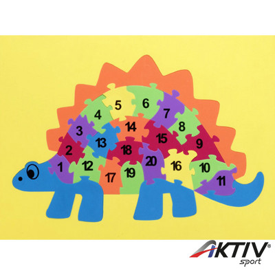 Szivacs játék-és tanuló szőnyegek Dinó (1-20-ig)