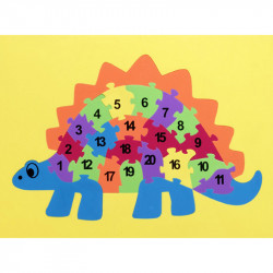 Szivacs játék-és tanuló szőnyegek Dinó (1-20-ig) Játék R-Med
