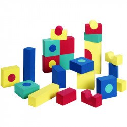 Szivacs játék-és tanuló szőnyegek Építőforma szett (30 db) Játék R-Med