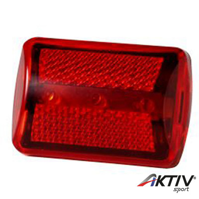 Bicikli lámpa, piros