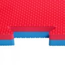 Puzzle szőnyeg 100x100x3 cm piros-kék