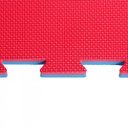 Puzzle szőnyeg 100x100x3 cm piros-kék