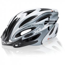 Kerékpáros sisak versenyre XLC BH-C10 fehér-szürke