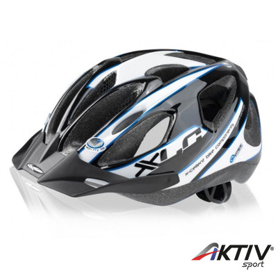 Kerékpáros sisak versenyre XLC BH-C09 Yellowstone fekete - fehér