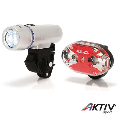 Kerékpár Lámpaszett XLC CL-S03 Triton - Thebe 5X