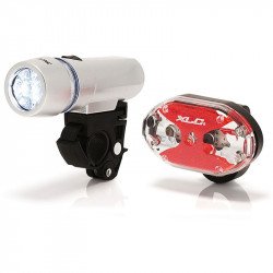 Kerékpár Lámpaszett XLC CL-S03 Triton - Thebe 5X Kerékpár tartozékok XLC
