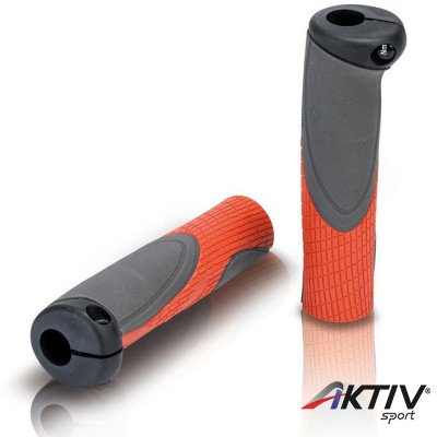 Kerékpár markolat XLC GR-S28 piros - szürke
