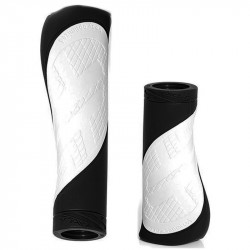 Kerékpár markolat XLC GR-S17 Comfort Bo fehér - szürke 135 - 92mm Kerékpár tartozékok XLC