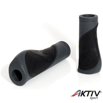 Kerékpár markolat XLC GR-S17 Comfort Bo fekete - szürke 135 mm