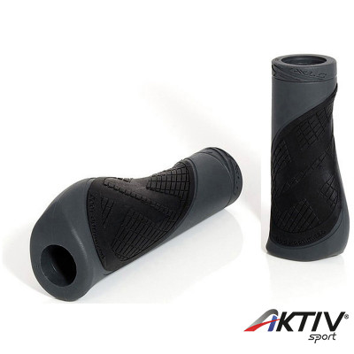 Kerékpár markolat XLC GR-S17 Comfort Bo fekete - szürke 135 - 92 mm