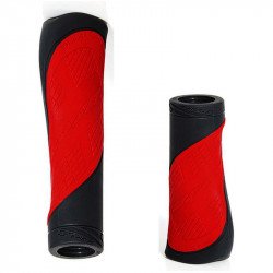 Kerékpár markolat XLC GR-S17 Comfort Bo piros - szürke 135 - 92 mm Kerékpár tartozékok XLC