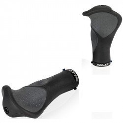 Kerékpár markolat XLC GR-G03 Ergonómikus fekete - szürke 135 mm Kerékpár tartozékok XLC