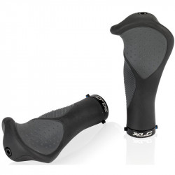 Kerékpár markolat XLC GR-G03 Ergonómikus fekete - szürke 135 - 92 mm Kerékpár tartozékok XLC