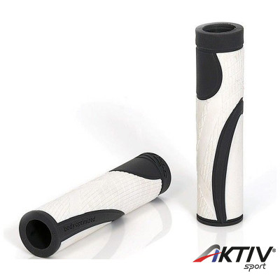 Kerékpár markolat XLC GR-S18 Sport Bo fehér - szürke