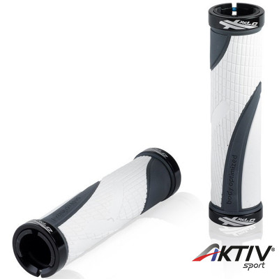 Kerékpár markolat XLC GR-S23 Sport Bo fehér - szürke