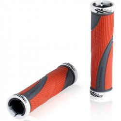 Kerékpár markolat XLC GR-S23 Sport Bo piros - szürke Kerékpár tartozékok XLC