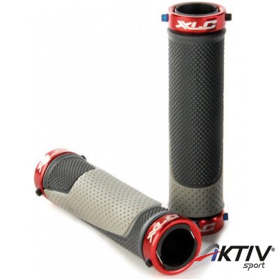 Kerékpár markolat XLC Ringo szürke-piros piros - szürke