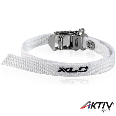 Kerékpár pedál XLC klipsz szíj fehér