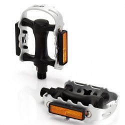 Kerékpár pedál XLC PD-M01 fekete - ezüst Kerékpár tartozékok XLC