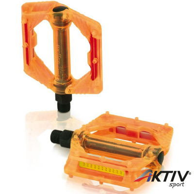 Kerékpár pedál XLC PD-M16 narancssárga
