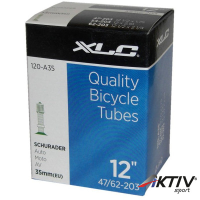 Kerékpár tömlő XLC 12x1/2-1,75 AV
