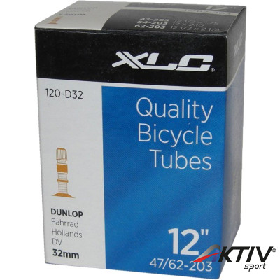 Kerékpár tömlő 12x1/2-2 1/4 DV XLC 120-D32