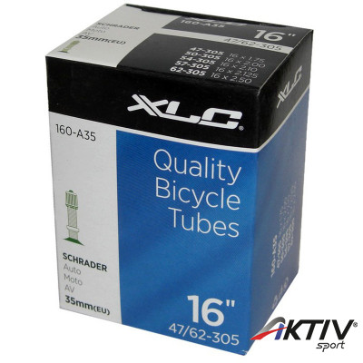 Kerékpár tömlő 16x1,75-2,125 AV XLC 160-A35