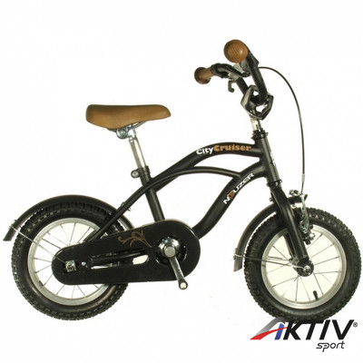 12 Cruiser Fekete Fiú Gyermek Kerékpár