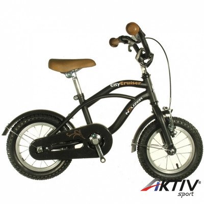 12 Cruiser Fekete Fiú Gyermek Kerékpár