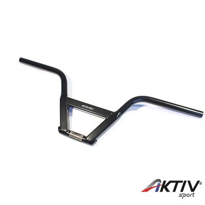 BMX Kerékpár Kormány Acél Fekete 640 mm