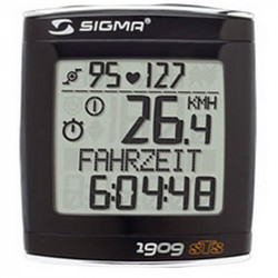 Kerékpár Computer BC 1909HR Sigma Kerékpár tartozékok