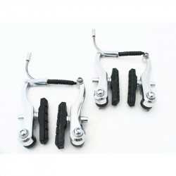 Kerékpár Fékkonzol V-Fék Alu Ezüst Fékszett