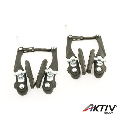 Kerékpár Fékkonzol V-Fék Műanyag Fekete