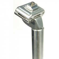 Kerékpár Nyeregcső Alu. 26.4 x 350 Ezüst Sportszer