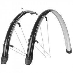 Kerékpár Sárvédő 28 Aluplast 45 mm Feket e Sportszer