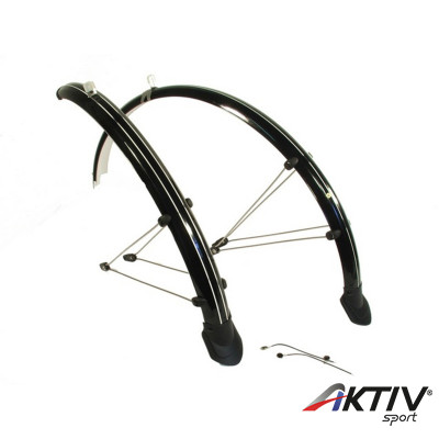 Kerékpár Sárvédő Aluplast 28-as Fekete