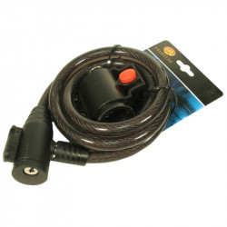 Kerékpár Zár Spirál Biztonsági 12 x 1500  II Sportszer