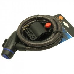 Kerékpár Zár Spirál Biztonsági 12 x 1500  IV Sportszer