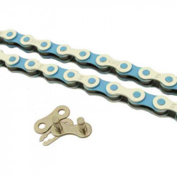 KMC Kerékpár Lánc BM x Z510 1/2 x 1/8 x 110 Kék Fehér Kerékpár tartozékok