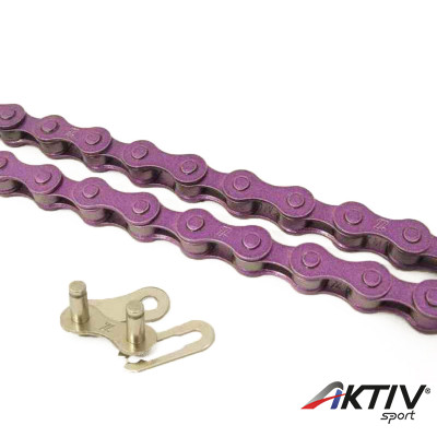 KMC Kerékpár Lánc Z410 1/2 x 1/8 Lila