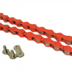 KMC Kerékpár Lánc Z410 1/2 x 1/8 Piros Kerékpár tartozékok