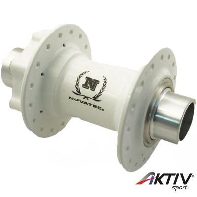 Novatec Kerékpár Agy Átütőtengelyes Első  32H Fehér