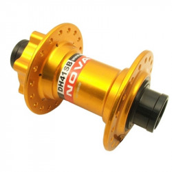 Novatec Kerékpár Agy Átütőtengelyes Első  36H Arany Kerékagy