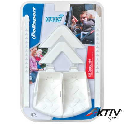 Polisport Guppy Set Maxi Lábtartó és Kar támasz Kerékpáros Gyereküléshez Fehér